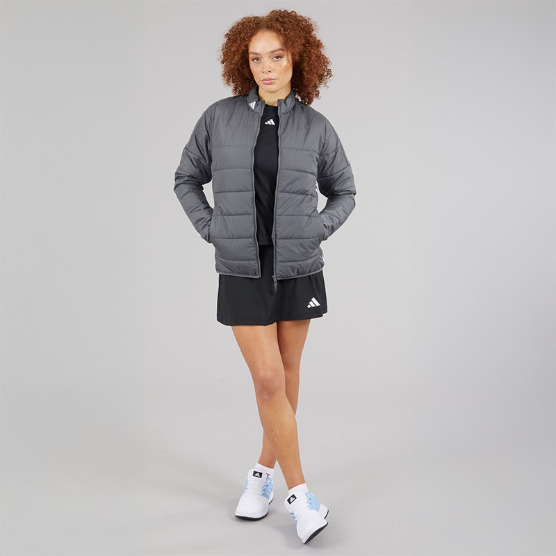 adidas Womens Puffer Golf Jacket Grey
