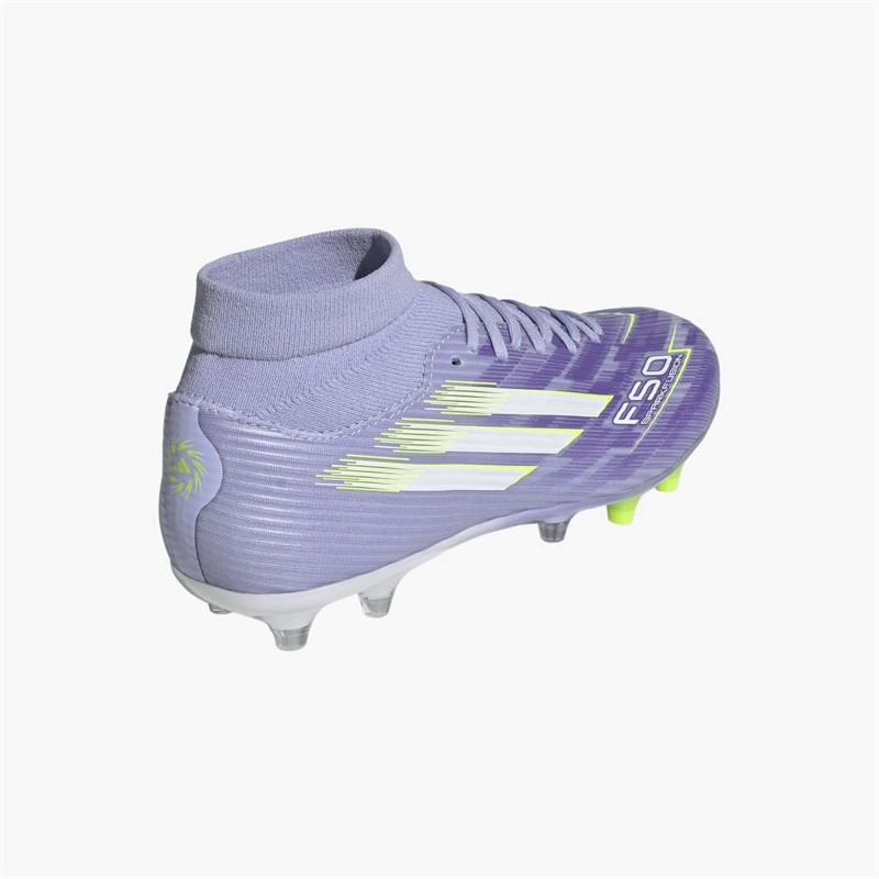 adidas Womens F50 Sparkfusion League FG/AG Firm Ground/Artificial Ground Football Boots Violet Tone/Lucid Lemon/Purple Rush