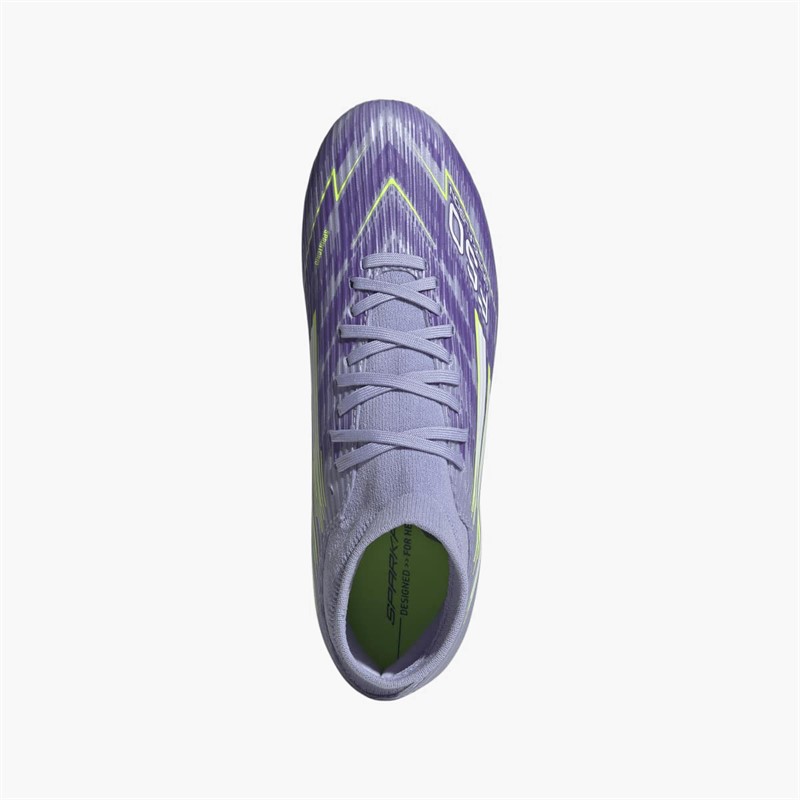 adidas Womens F50 Sparkfusion League FG/AG Firm Ground/Artificial Ground Football Boots Violet Tone/Lucid Lemon/Purple Rush