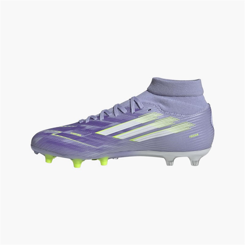 adidas Womens F50 Sparkfusion League FG/AG Firm Ground/Artificial Ground Football Boots Violet Tone/Lucid Lemon/Purple Rush