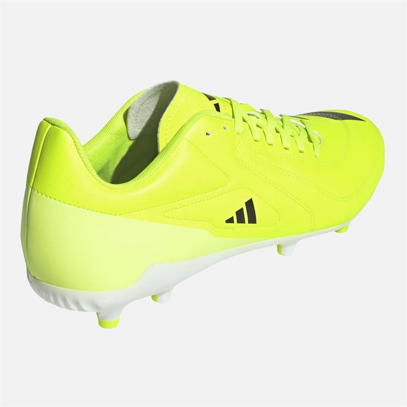 adidas Mens RS15 FG Firm Ground Rugby Boots Lucid Lemon/Core Black/Hi-Res Yellow