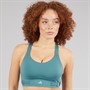 adidas Womens Fastimpact Luxe Run High Support Sports Bra Preloved Teal/Preloved Teal