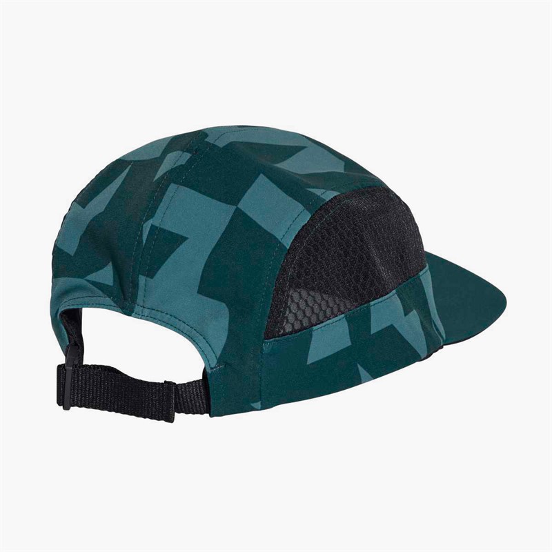 adidas Mens Terrex Climacool Five Panel Cap Aurora Ivy/Preloved Teal/White