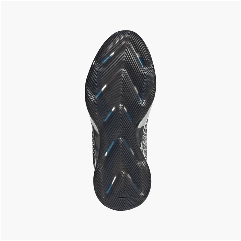 adidas Mens Anthony Edwards 1 Mid ' Chrome' Basketball Shoes Core Black/Silver Metallic/Core Black