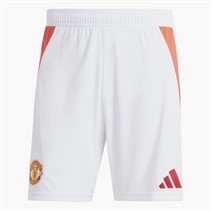 adidas Mens MUFC Manchester United 24/25 Home Shorts White