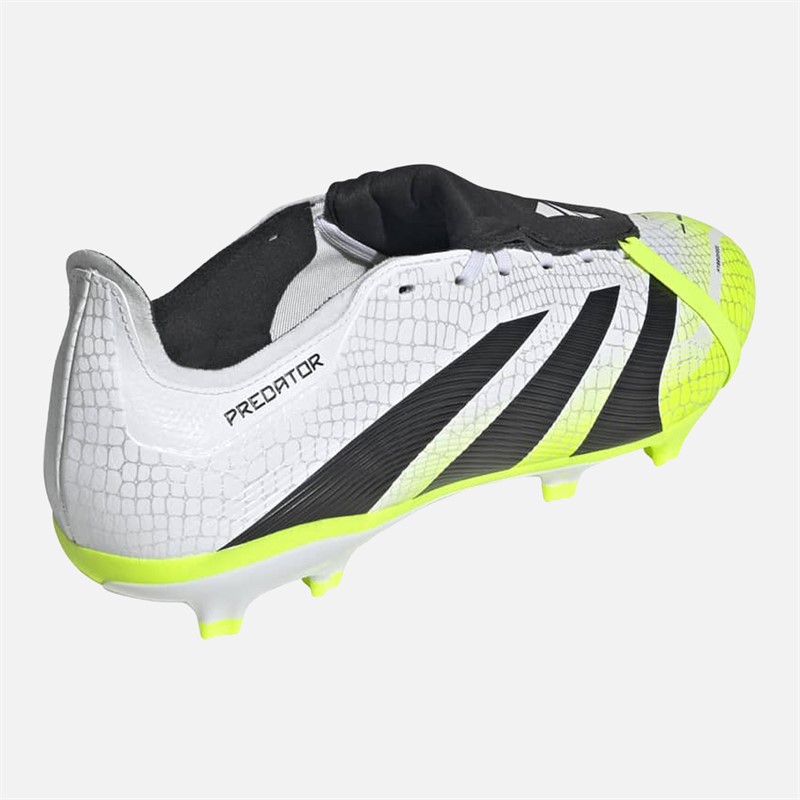 adidas Mens Predator League Tongue Radiant Blaze Pack FG/MG Firm/Multi Ground Football Boots Cloud White/Core Black/Lucid Lemon