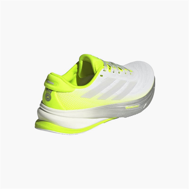 adidas Womens Supernova Rise 2 Neutral Running Shoes Cloud White/Dash Grey/Lucid Lemon
