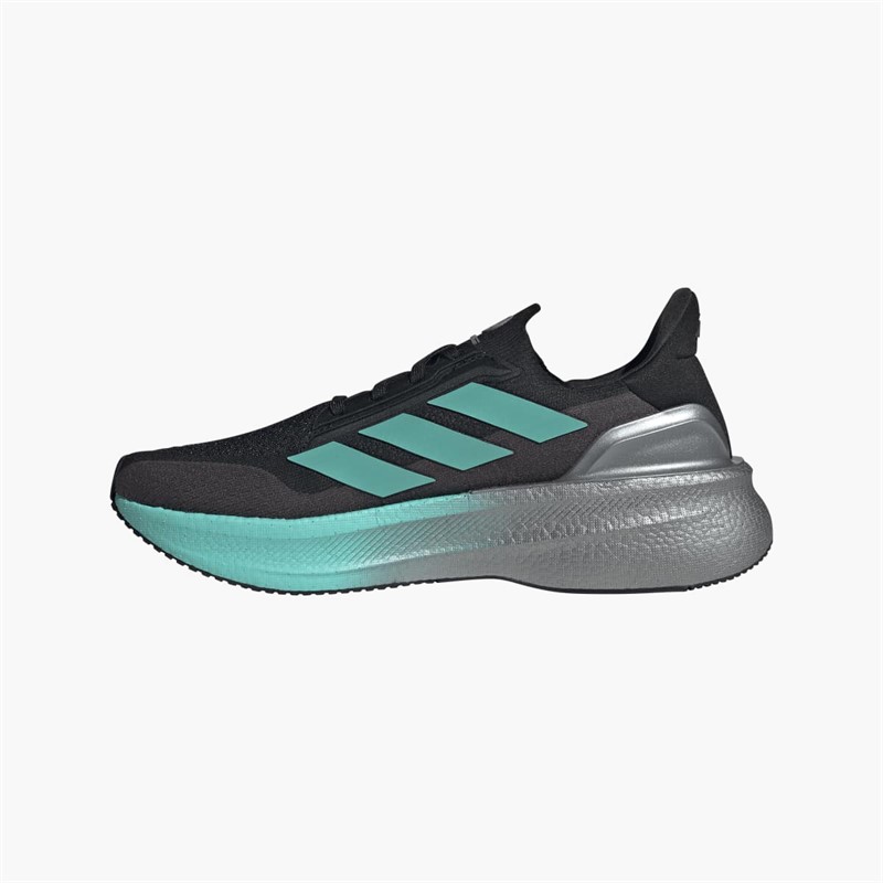 adidas Mens Mercedes AMG Petronas X Ultraboost 5X Neutral Running Shoes Core Black/Semi Mint Rush/Iron Metallic