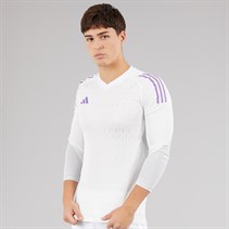 adidas Mens Tiro 23 Pro Long Sleeve Goalkeeper Jersey White