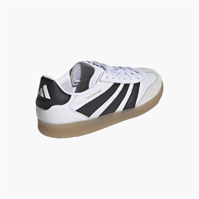 adidas Mens Predator Freestyle IN Indoor Football Boots Cloud White/Core Black/Gold Metallic