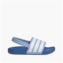 adidas Kids Adilette Estrap Sliders Clear Sky/Cloud White/Bright Royal