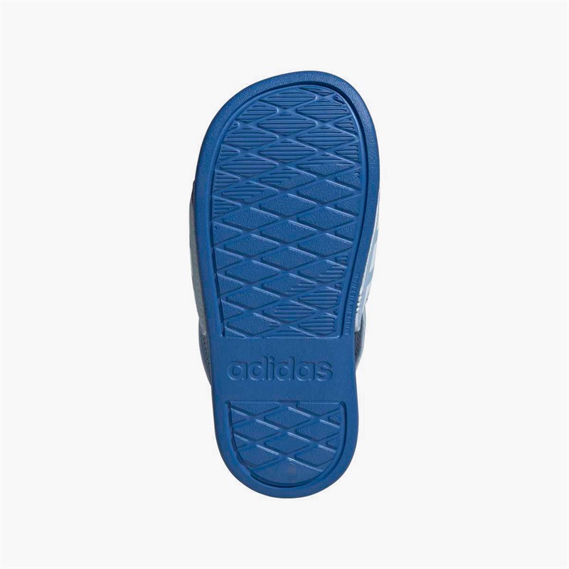 adidas Kids Adilette Estrap Sliders Clear Sky/Cloud White/Bright Royal