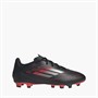 adidas Mens F50 Club FG/MG Firm/Multi Ground Football Boots Black/Iron Metallic/Lucid Red