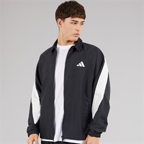adidas Mens Stadium Track Jacket Black/Off White