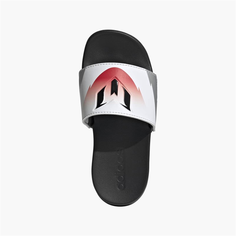 adidas Junior Adilette Comfort Messi Sliders Cloud White/Core Black/Lucid Red