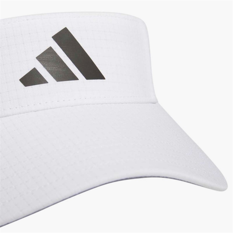 adidas Mens Tour Golf Visor White