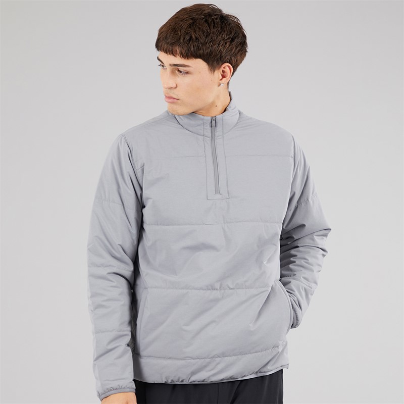 adidas Mens Ultimate 365 Arctic 1/4 Zip Golf Jacket Grey Heather