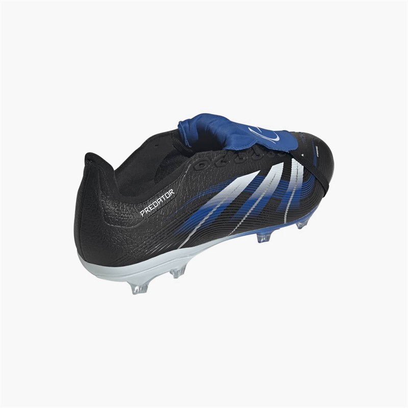 adidas Mens Predator League Jude Bellingham Fold Over Tongue FG/MG Firm/Multi Ground Football Boots Core Black/Cloud White/Glow Blue