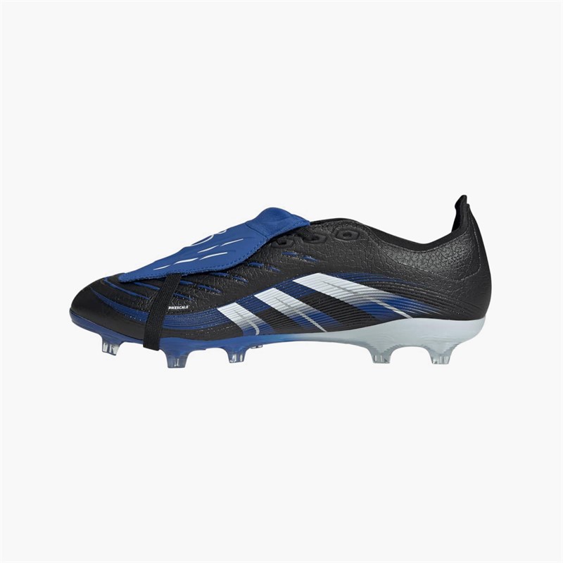 adidas Mens Predator League Jude Bellingham Fold Over Tongue FG/MG Firm/Multi Ground Football Boots Core Black/Cloud White/Glow Blue