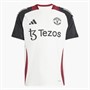 adidas Mens MUFC Manchester United 24/25 Tiro 24 Training Jersey Off White/Black