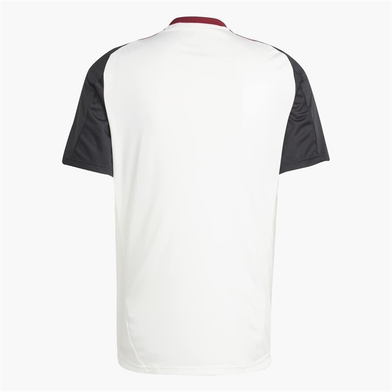 adidas Mens MUFC Manchester United 24/25 Tiro 24 Training Jersey Off White/Black