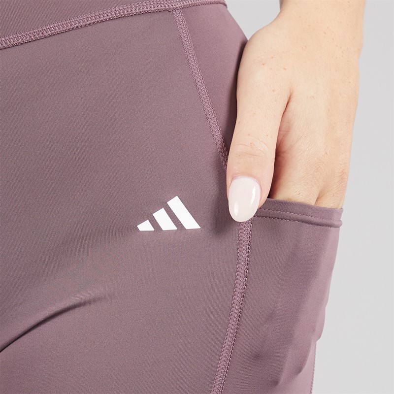 adidas Womens Optime 7/8 Leggings Shadow Fig