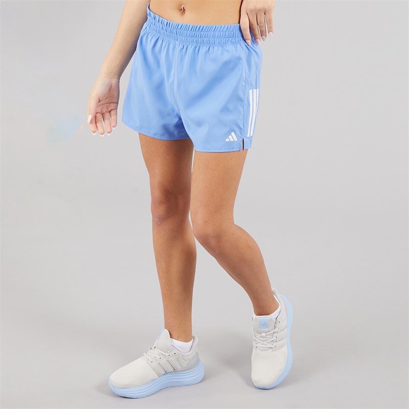 adidas Womens Own The Run Running Shorts Blue Fusion