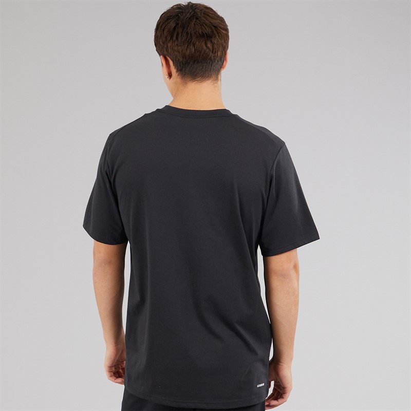 adidas Mens Train Essentials Feelready Training T-Shirt Black/White