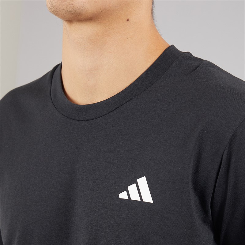 adidas Mens Train Essentials Feelready Training T-Shirt Black/White