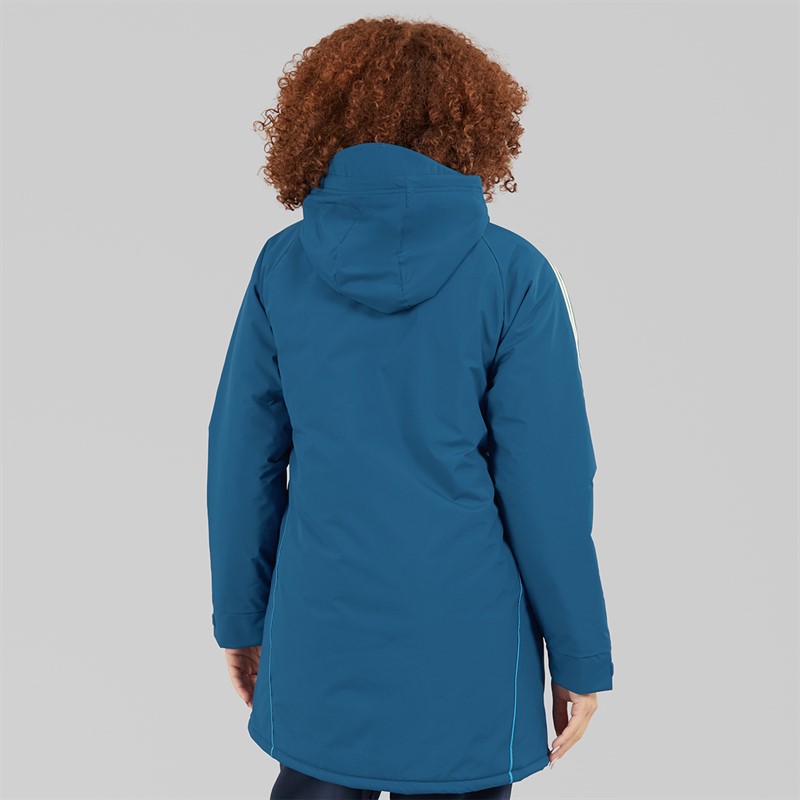 adidas Womens Tiro 24 Stadium Parka Jacket Legend Marine