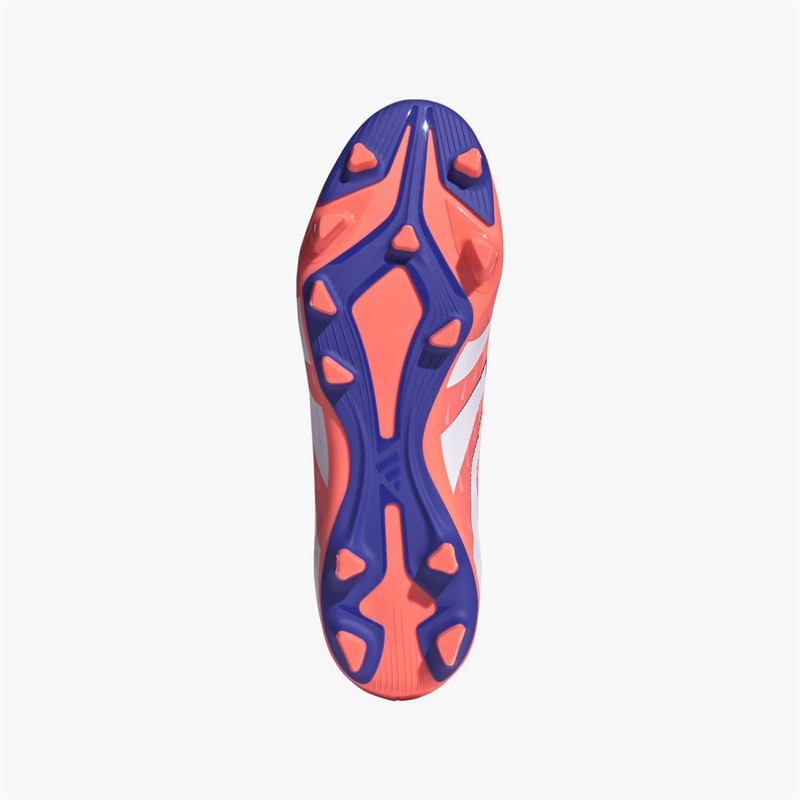 adidas Mens Predator Club FG/MG Firm/Multi Ground Football Boots Signal Coral/Cloud White/Beam Orange