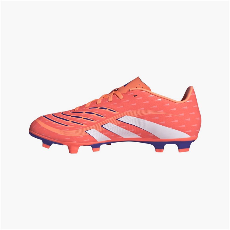 adidas Mens Predator Club FG/MG Firm/Multi Ground Football Boots Signal Coral/Cloud White/Beam Orange