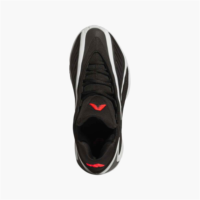 adidas Junior Anthony Edwards 2 Basketball Trainers Core Black/Zero Metalic/Lucid Red