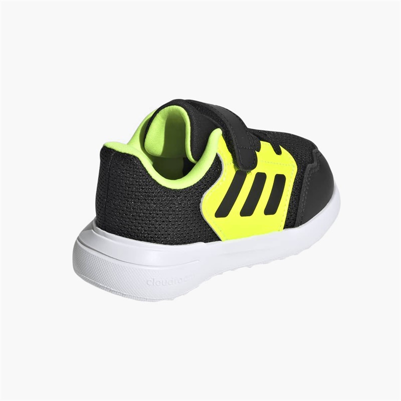 adidas Infant Tensaur Run 3.0 Velcro Trainers Core Black/Core Black/Lucid Lemon