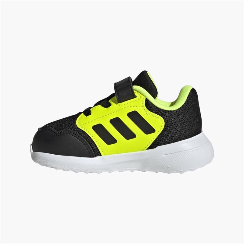 adidas Infant Tensaur Run 3.0 Velcro Trainers Core Black/Core Black/Lucid Lemon