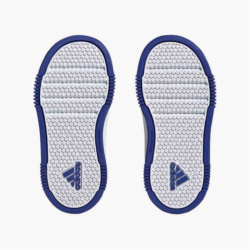 adidas Infant Tensaur Hook And Loop Velcro Trainers Cloud White/Lucid Blue/Core Black