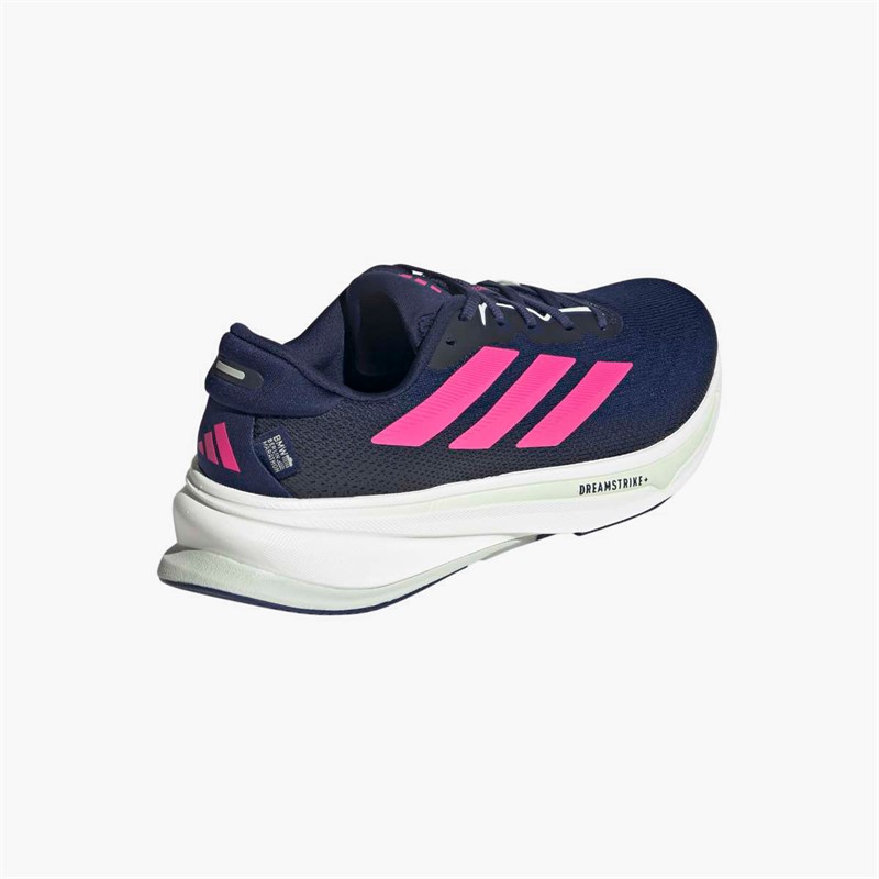 adidas Mens Supernova Rise 2 Neutral Running Shoes Dark Blue/Shock Pink/Linen Green