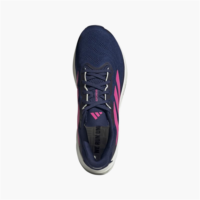 adidas Mens Supernova Rise 2 Neutral Running Shoes Dark Blue/Shock Pink/Linen Green