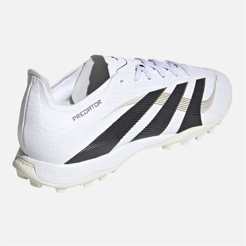 adidas Mens Predator League TF Astro Football Boots Cloud White/Core Black/Gold Metallic