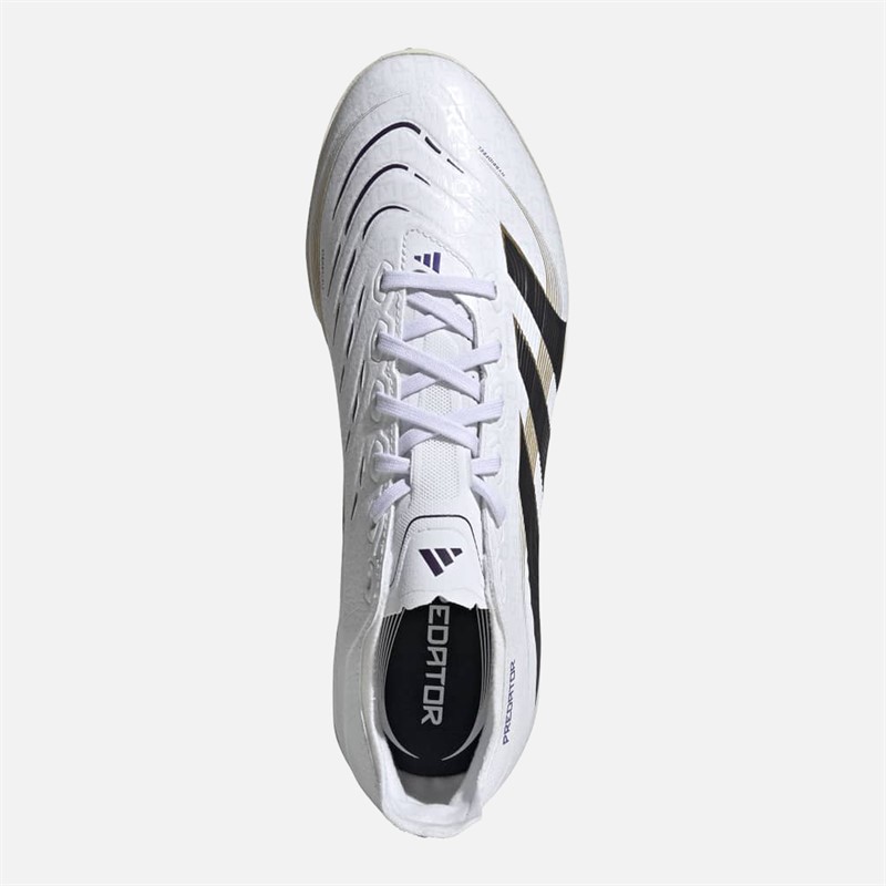 adidas Mens Predator League TF Astro Football Boots Cloud White/Core Black/Gold Metallic