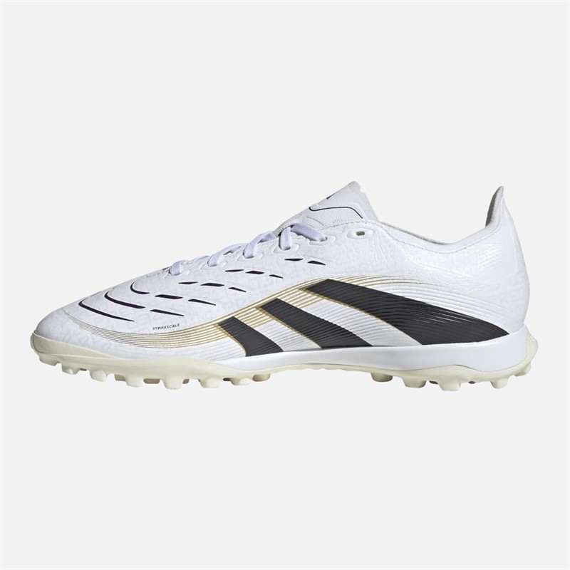 adidas Mens Predator League TF Astro Football Boots Cloud White/Core Black/Gold Metallic