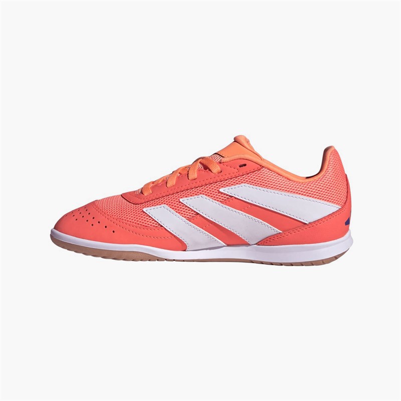 adidas Junior Predator Club Sala In Indoor Football Boots Signal Coral/Cloud White/Beam Orange