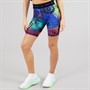 adidas Womens X Jeremy Scott Biker Shorts Acid Yellow/Semi Lucid Fuchsia/Active Purple