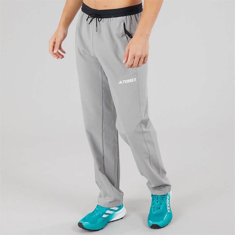 adidas Mens Terrex Liteflex Hiking Pants Charcoal Solid Grey