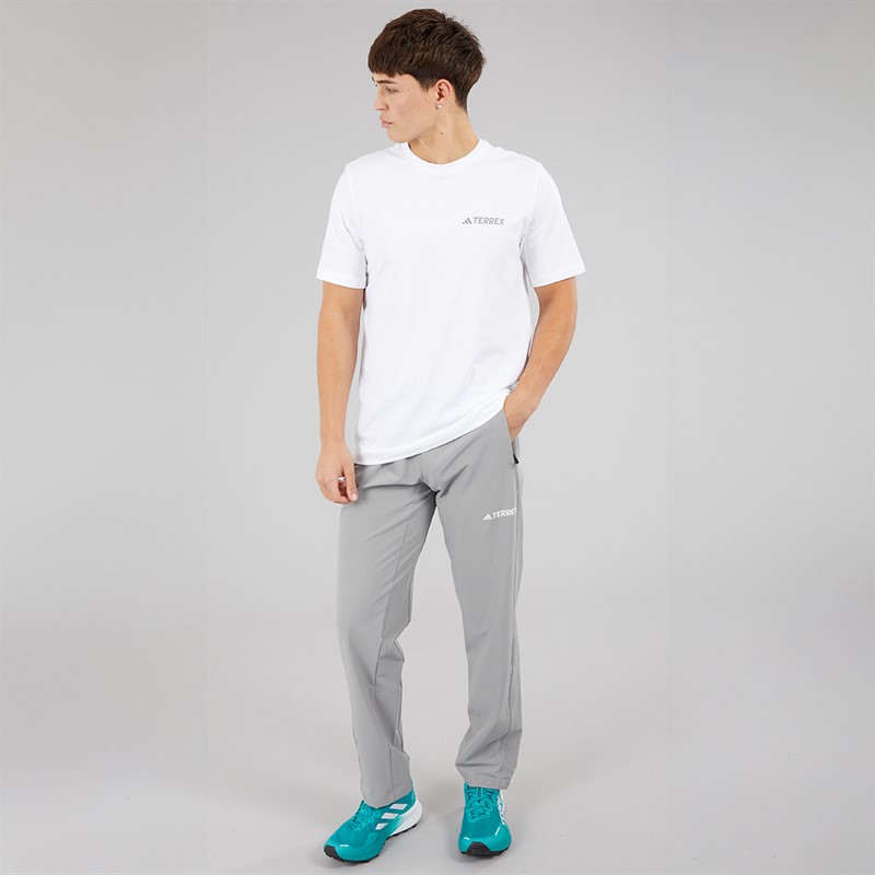 adidas Mens Terrex Liteflex Hiking Pants Charcoal Solid Grey