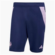 adidas Mens FFR France Rugby Gym Shorts Dark Blue