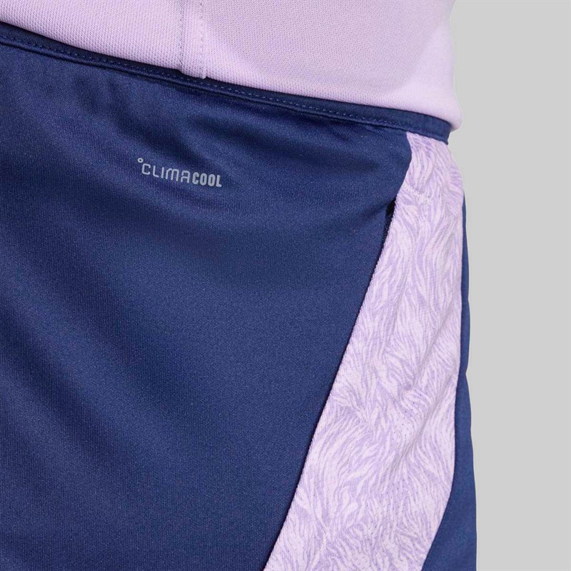 adidas Mens FFR France Rugby Gym Shorts Dark Blue