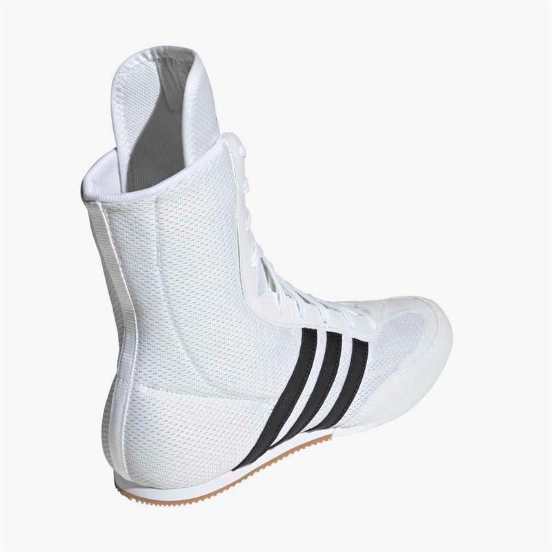 adidas Mens Box Hog 2.0 Boxing Shoes Cloud White/Core Black/Cloud White
