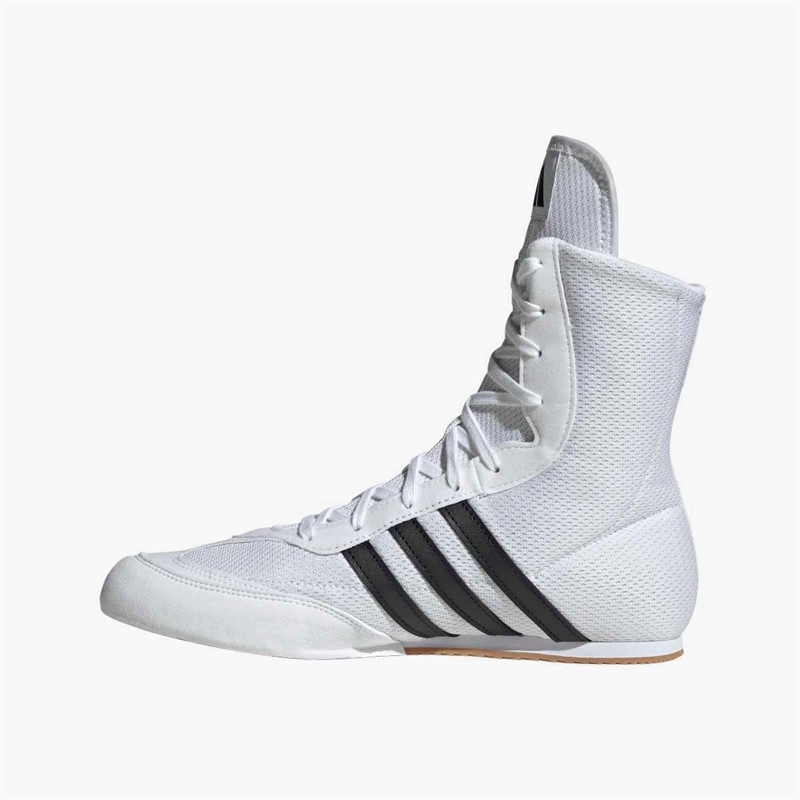 adidas Mens Box Hog 2.0 Boxing Shoes Cloud White/Core Black/Cloud White