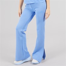 adidas Womens Soft Lux Flared Track Pants Blue Fusion